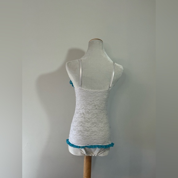 White Lace Lingerie Top - Picture 4 of 14